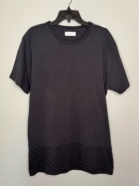 John Elliott Season Eight Unisex Men’s Black Cotton Embroidered T Shirt - 4 (XL)